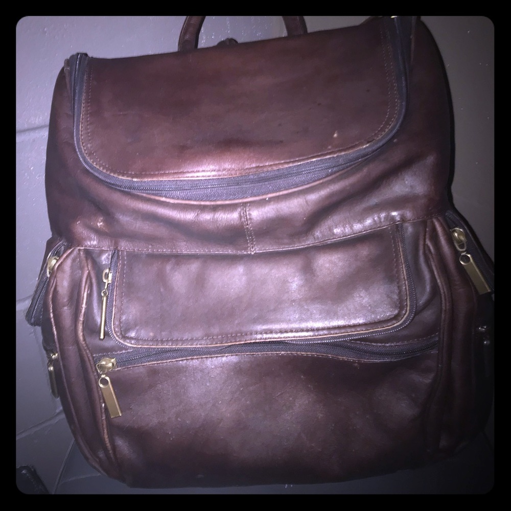 Colombian Leather Backpack/Satchel